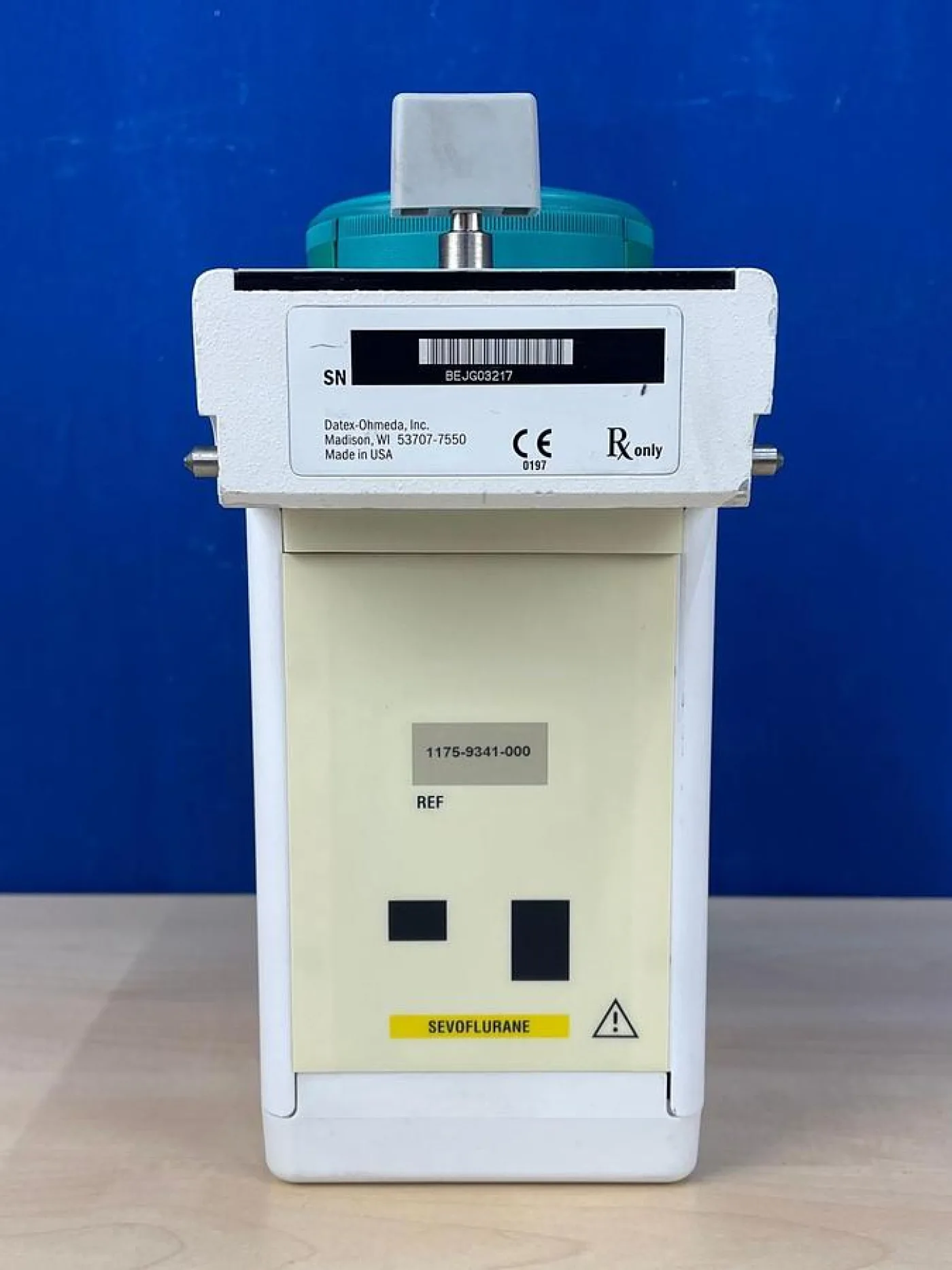 GE Datex-Ohmeda Tec 7 Sevoflurane Refurbished Patient-Ready REF: 1175-9341-000 - 6