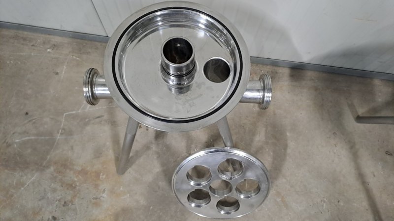 MICROFILTER/HOUSING IN STAILESS STEEL, FIRM PALL, FIVE DOUBLE CARTRIDGES 20” , SECOND HAND MACHINE