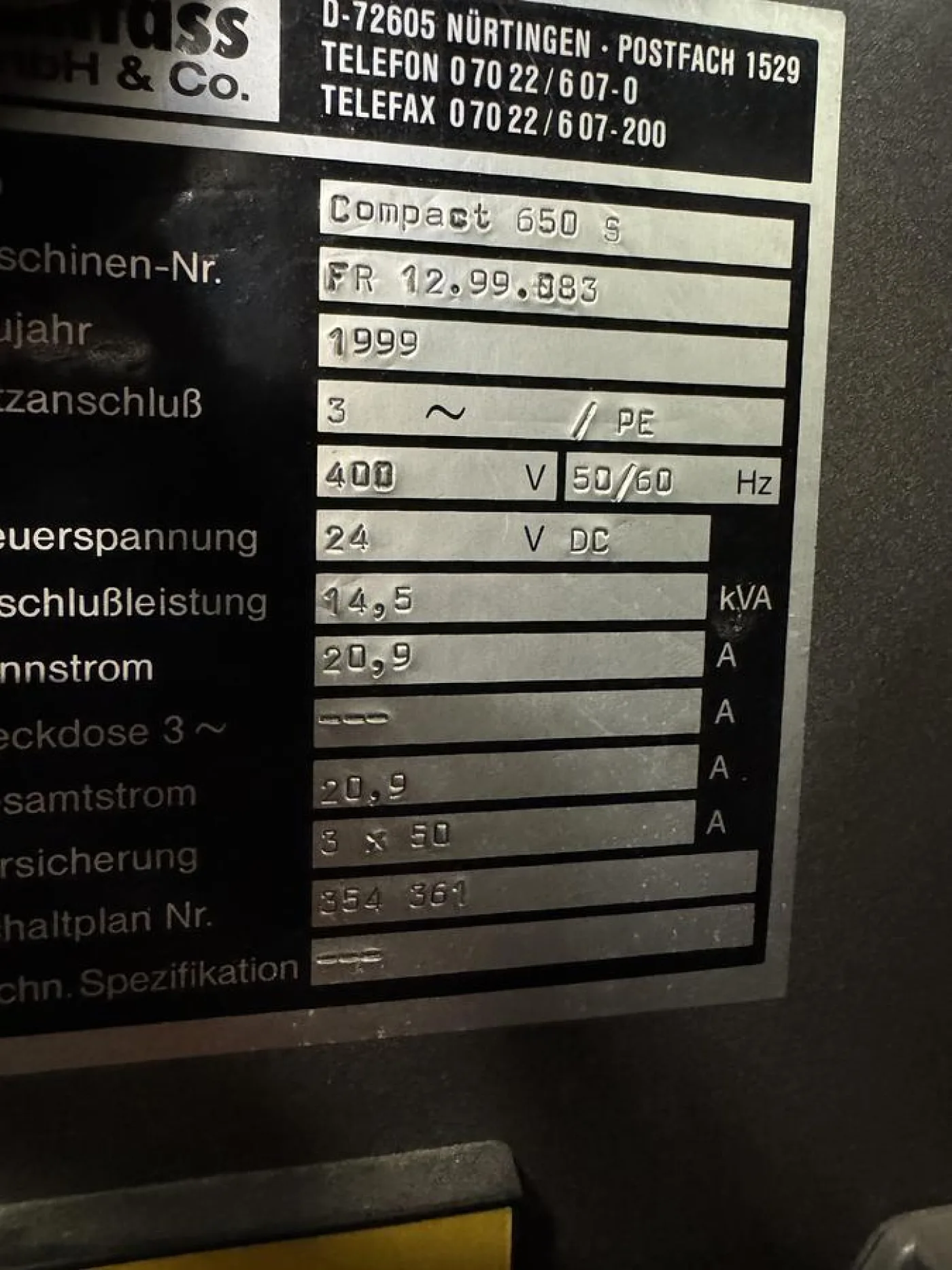 2000 Kallfass Universa 5050 + Compact 650 - 4