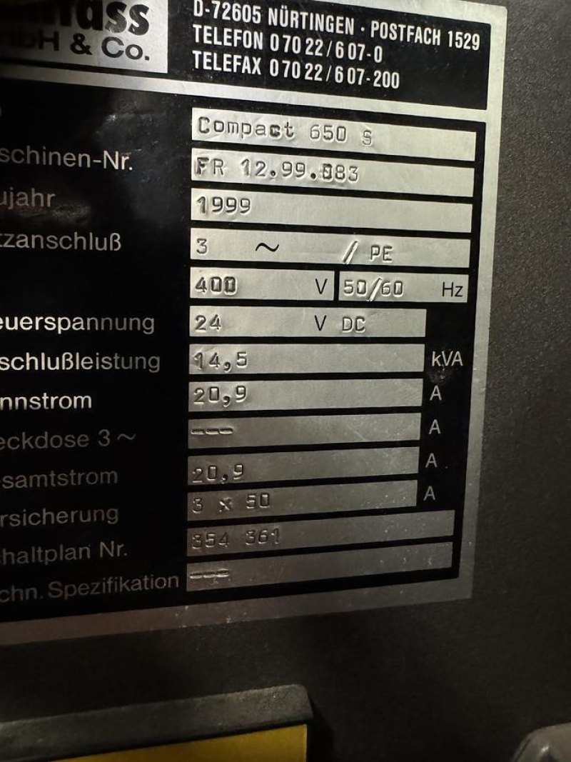 2000 Kallfass Universa 5050 + Compact 650
