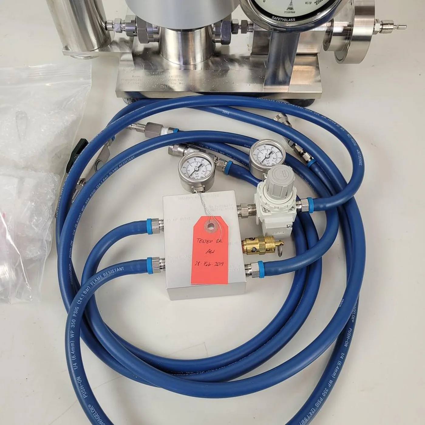 Avestin EmulsiFlex-C5 for homogenizer with sealed toolings and spares - 3