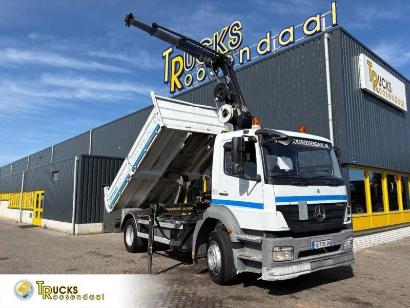 Mercedes-Benz Axor + HIAB 088 ES -3 HIDUO + TIPPER + MANUAL