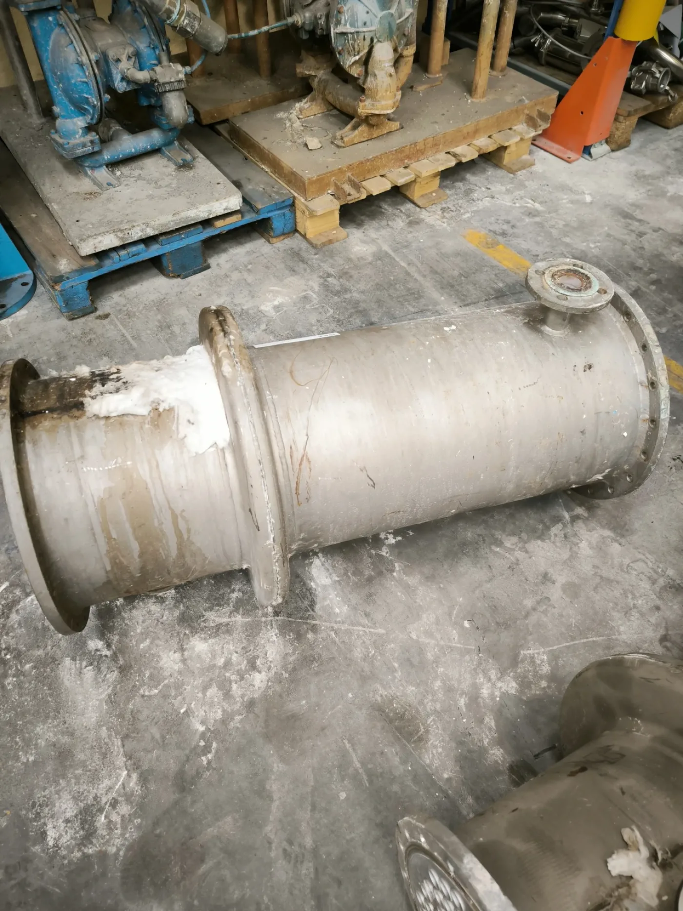 STAINLESS STEEL TUBULAR EXCHANGER 9 m2 - 1