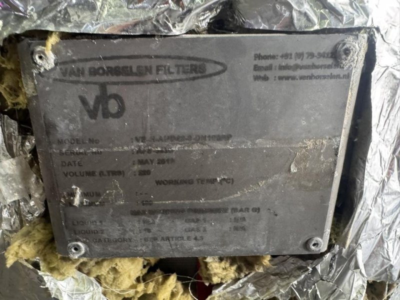 2019 Van Borselen 0,5 µm candle filter (old dimer filter housing) - S-1272