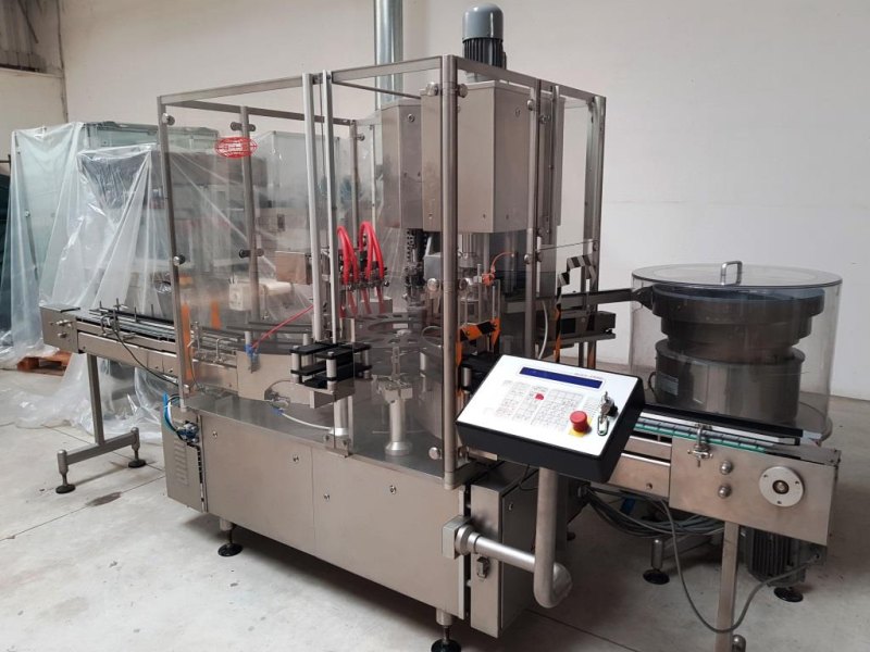 RIEMPITRICE TAPPATRICE PER FLACONI – BAUSCH STROBEL MOD. LFO 100 – KSF 1020