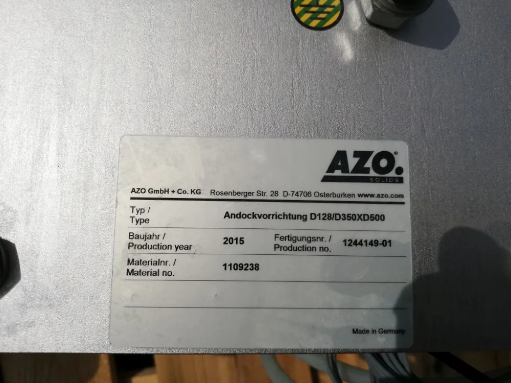 AZO Docking device D128/D350XD500 - Powder filler
