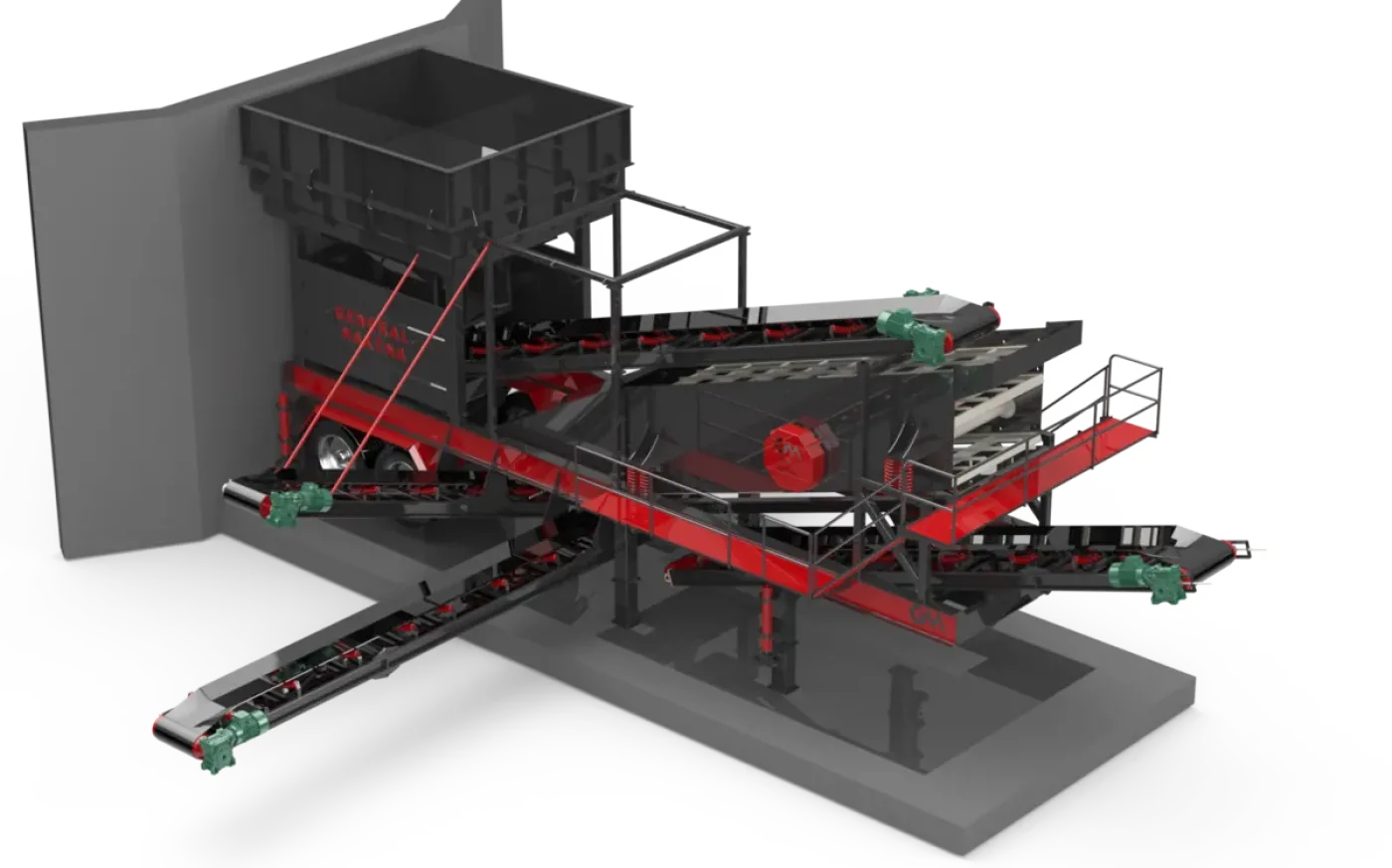 GNR ME2060 — Fully Automatic Mobile Screening Plant - 9
