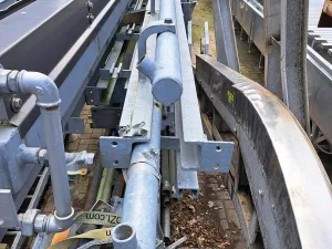 Conveyor ( and spare tube) with watercoolling tube.