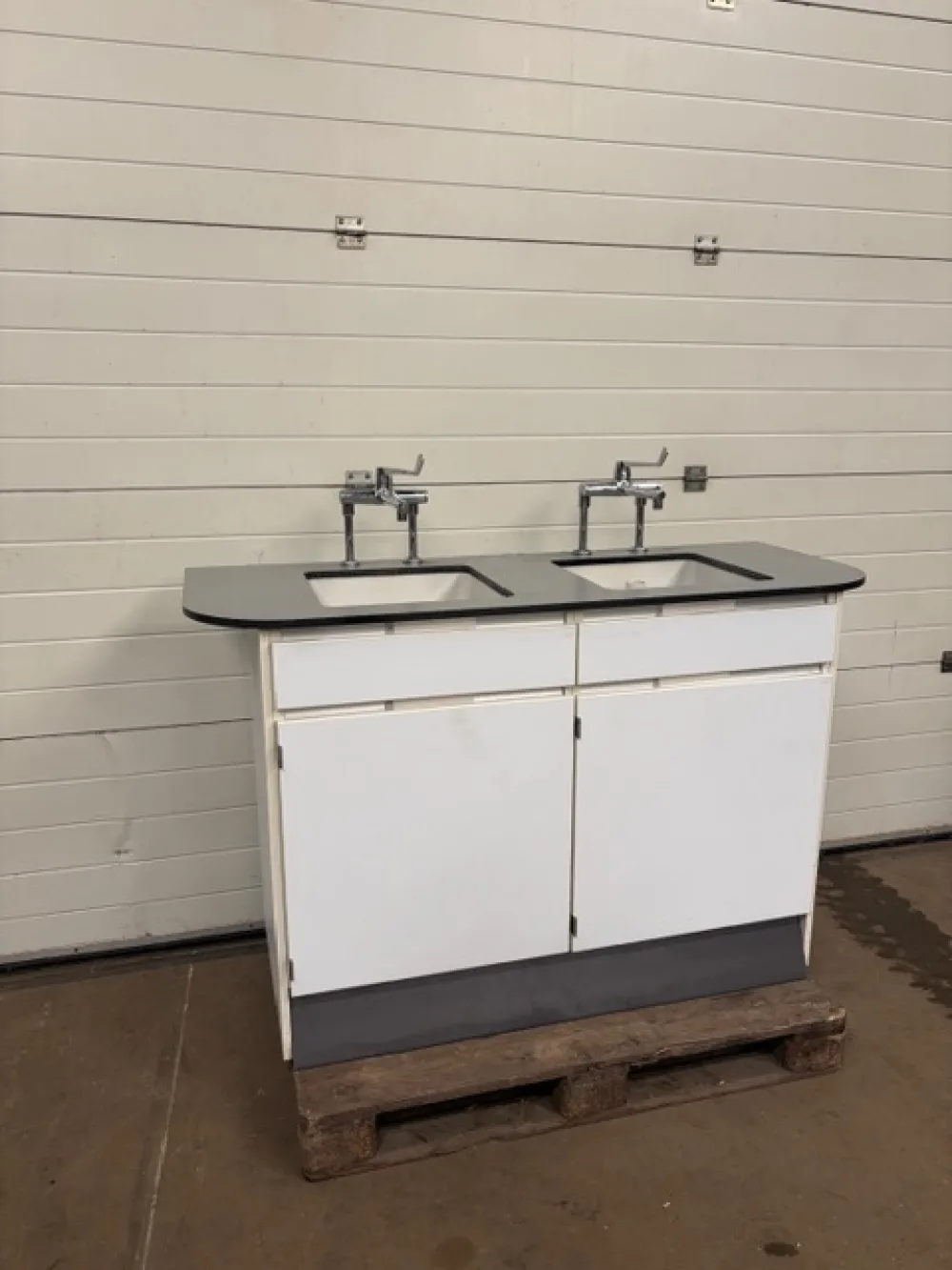 S+B Dubbele Spoelunit met Onderkast
