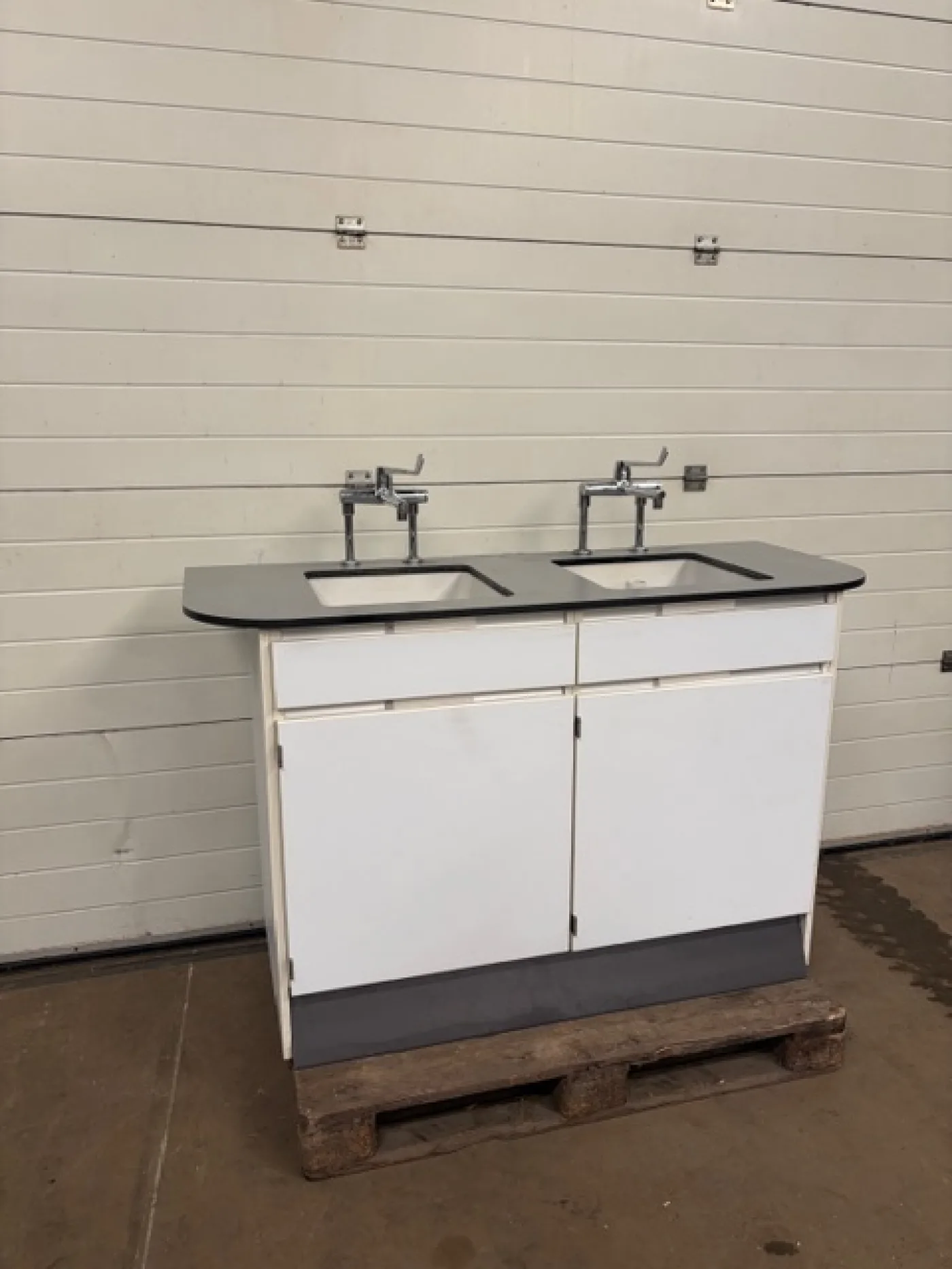 S+B Dubbele Spoelunit met Onderkast - 1