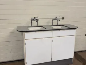 S+B Dubbele Spoelunit met Onderkast