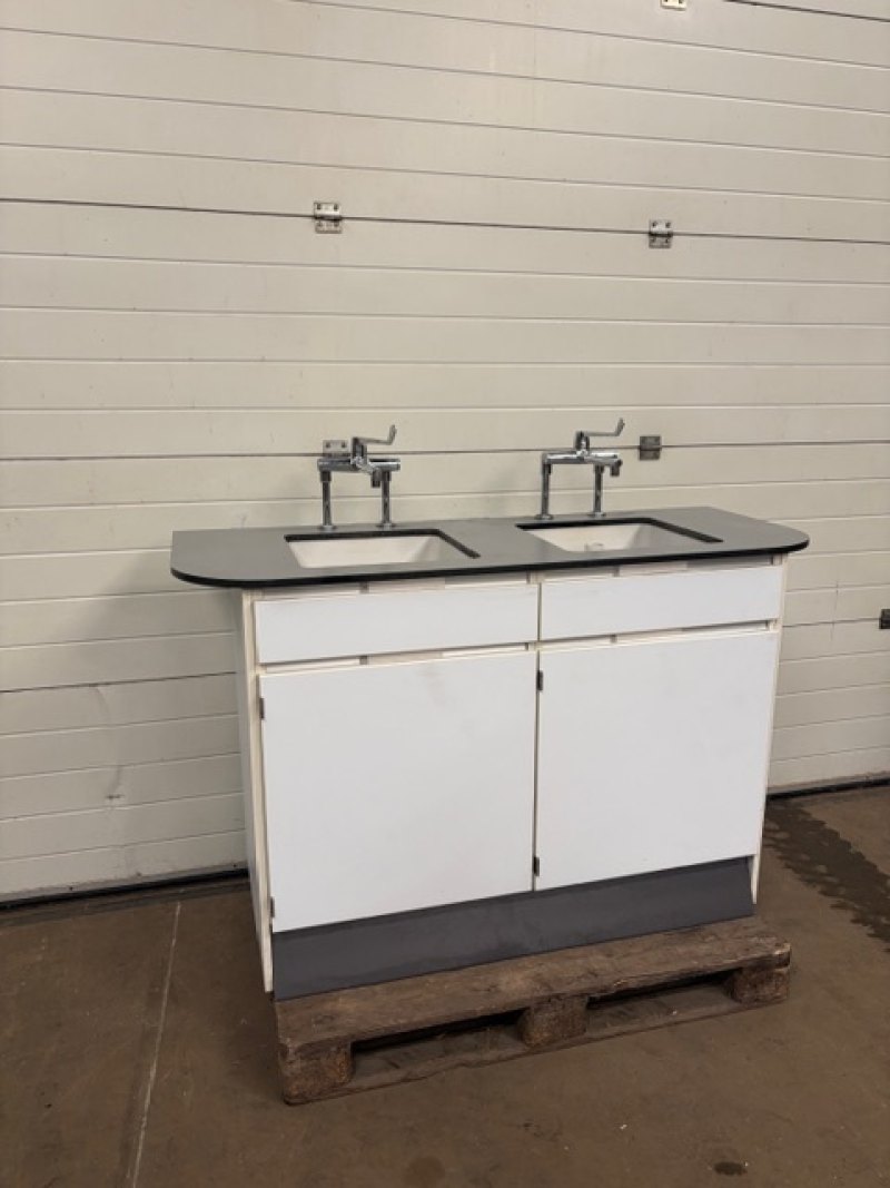 S+B Dubbele Spoelunit met Onderkast