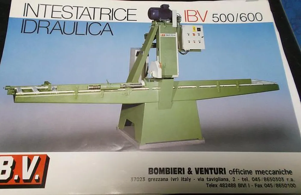 2007 Bombieri Venturi IBV 500/600 Hydraulische Ablängsäge-