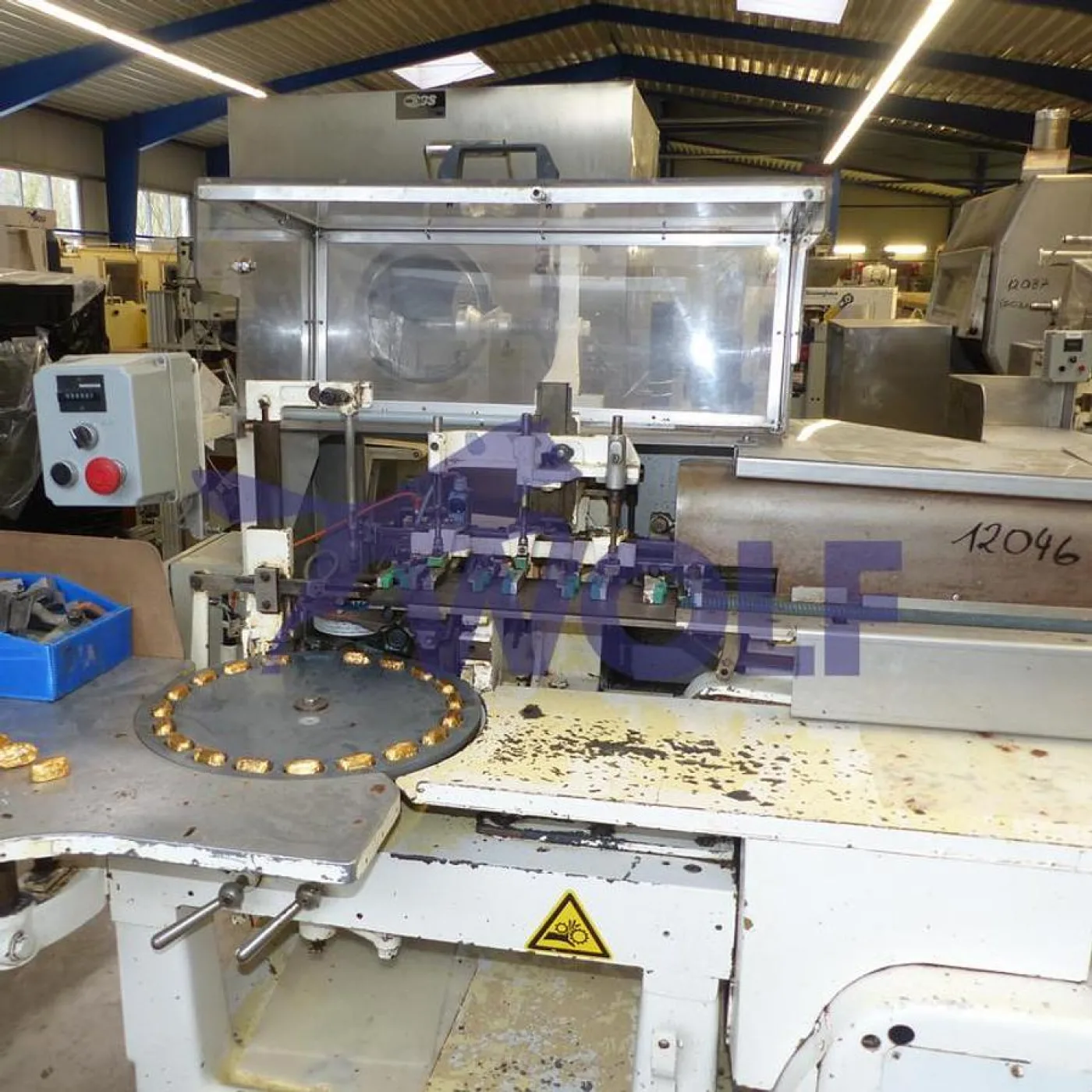 Stannioliermaschine Fabrikat SAPAL - Type PRLP für Bodenfaltung eingerichtet. - 2