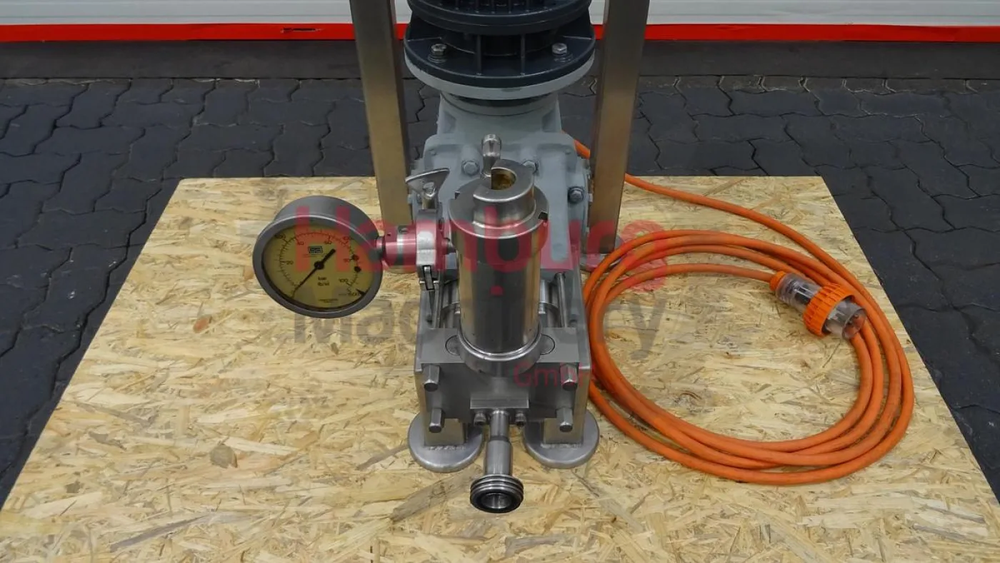 Margarine Pilot Plant - Gerstenberg & Agger HP Pump + Perfector 3x57 + Pin rotor + Inverter and Cooling Unit R22 - 5