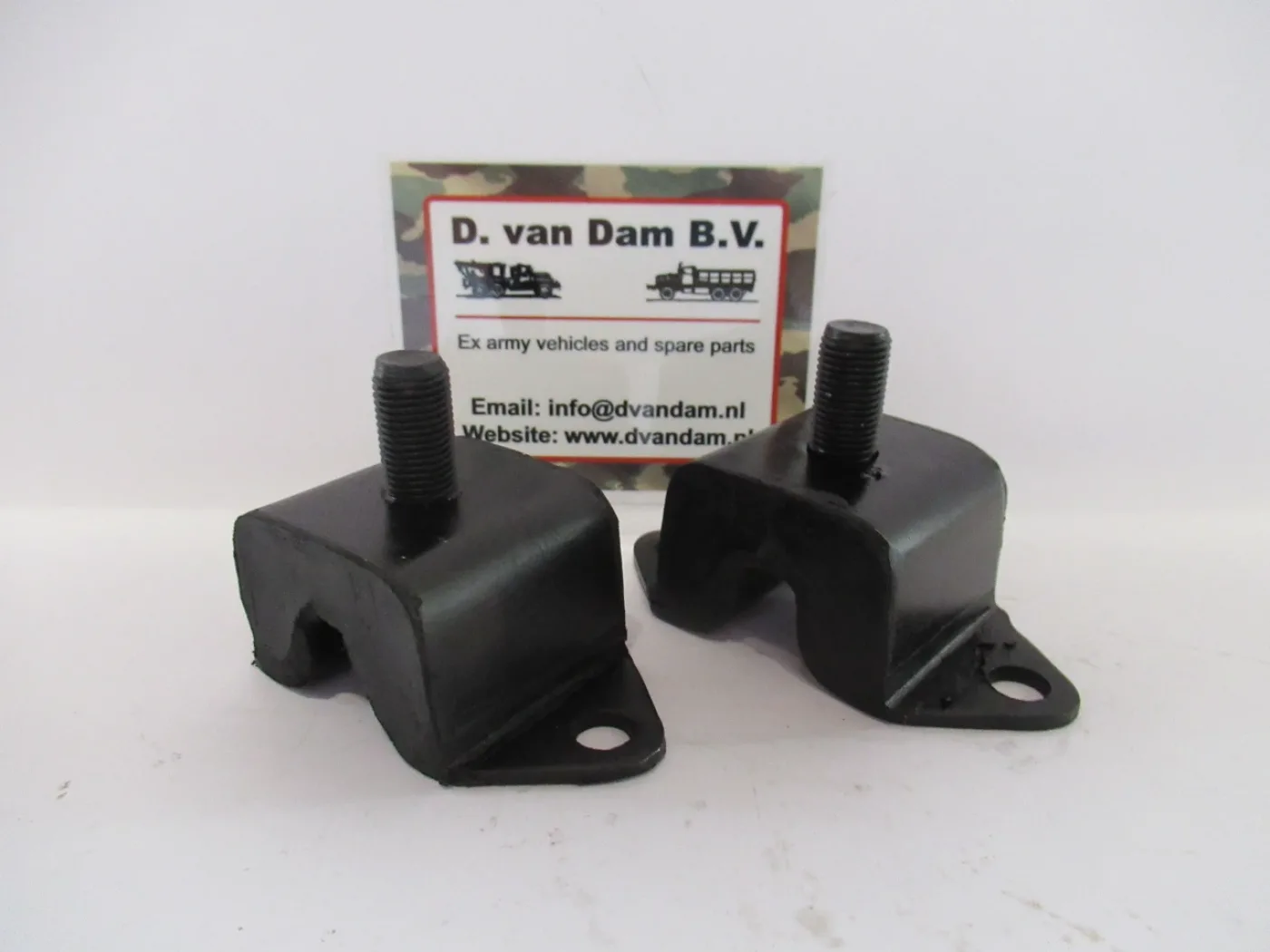 Motorsteun rubber set (vroeg) - 1