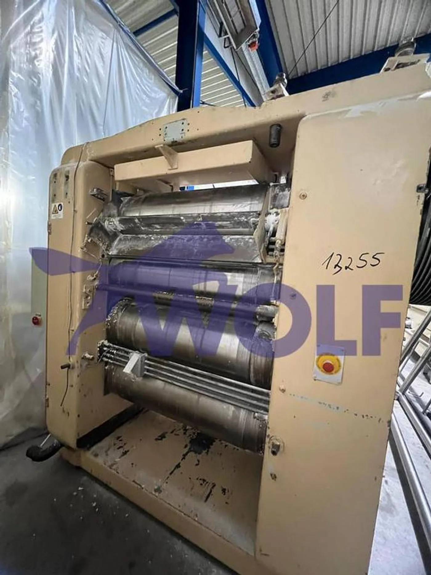 Fünfwalzwerk Fabrikat BÜHLER - Type SFG-1000 mit ca. 1000 mm Walzenbreite. - 3