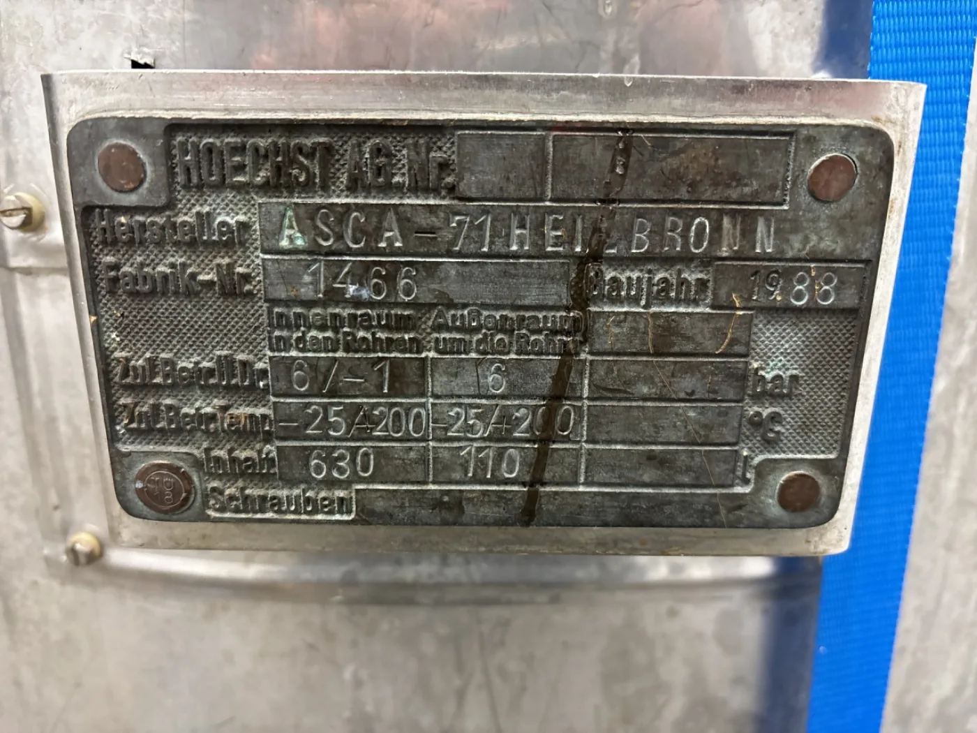 ASCA 630 L - Stainless Steel Reactor - 4