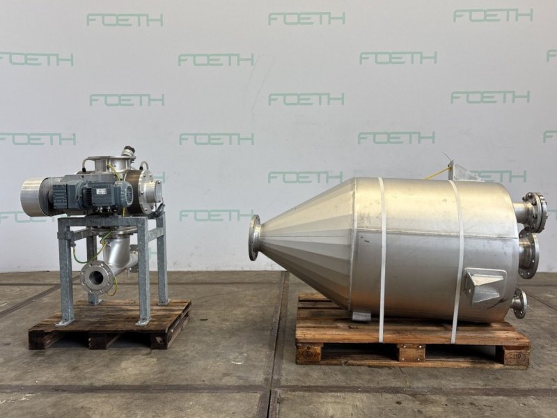 Zeppelin HDS 200/5 SS/SS/AC with silo - Rotating valve