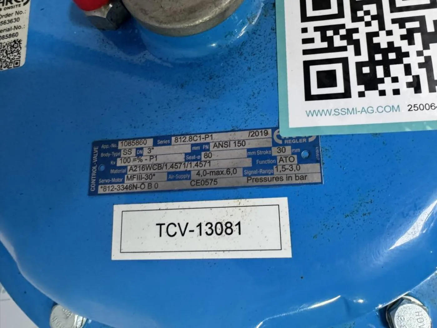 2019 ARCA Globe control valve with pneumatic diaphragm actuator - 6