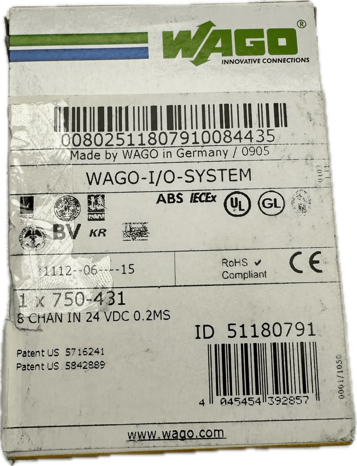 WAGO 8-Kanal-Digitaleingang 750-431 - 1