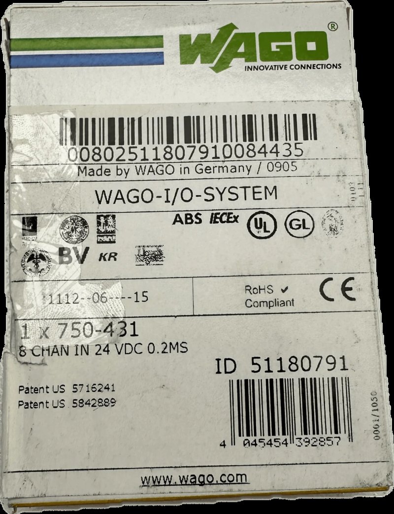 WAGO 8-Kanal-Digitaleingang 750-431