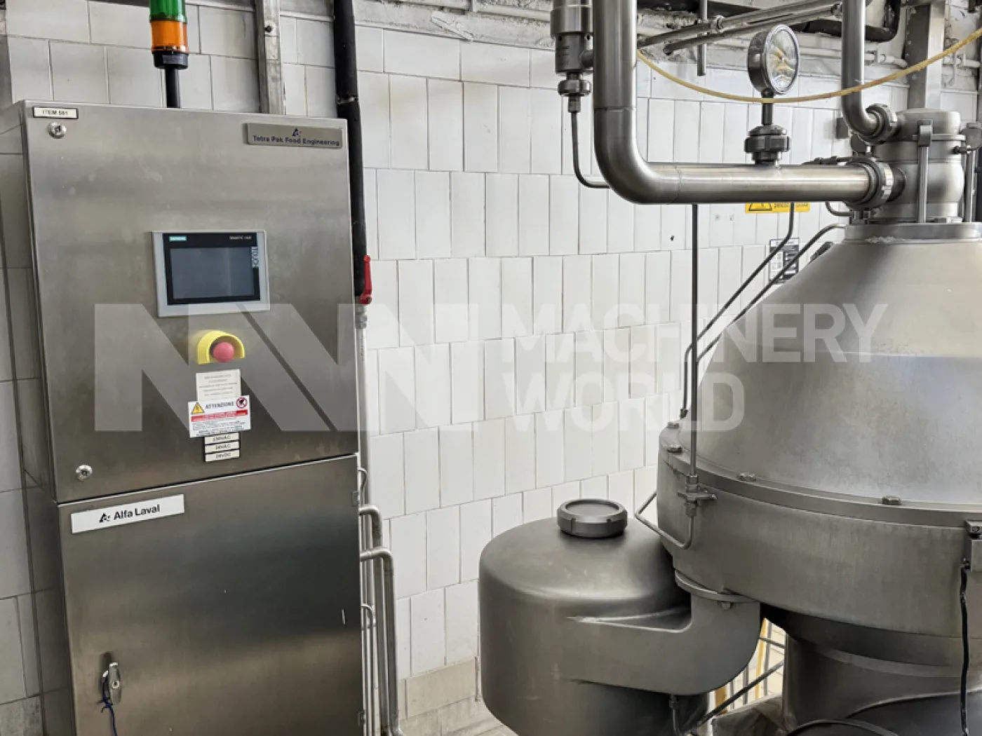 15,000 LPH Alfa Laval HMRPX 614 HGV Milk Cream Centrifuge Separator - 7