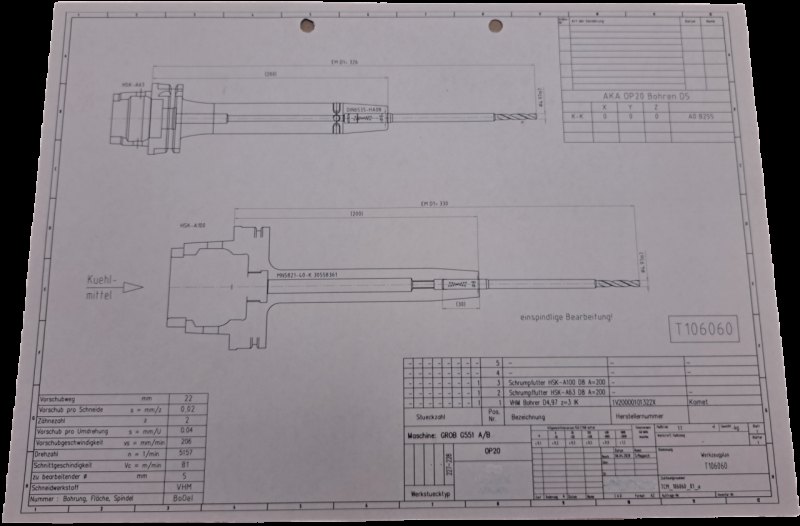 Komet VHM Bohrer D4,97 z=3 IK