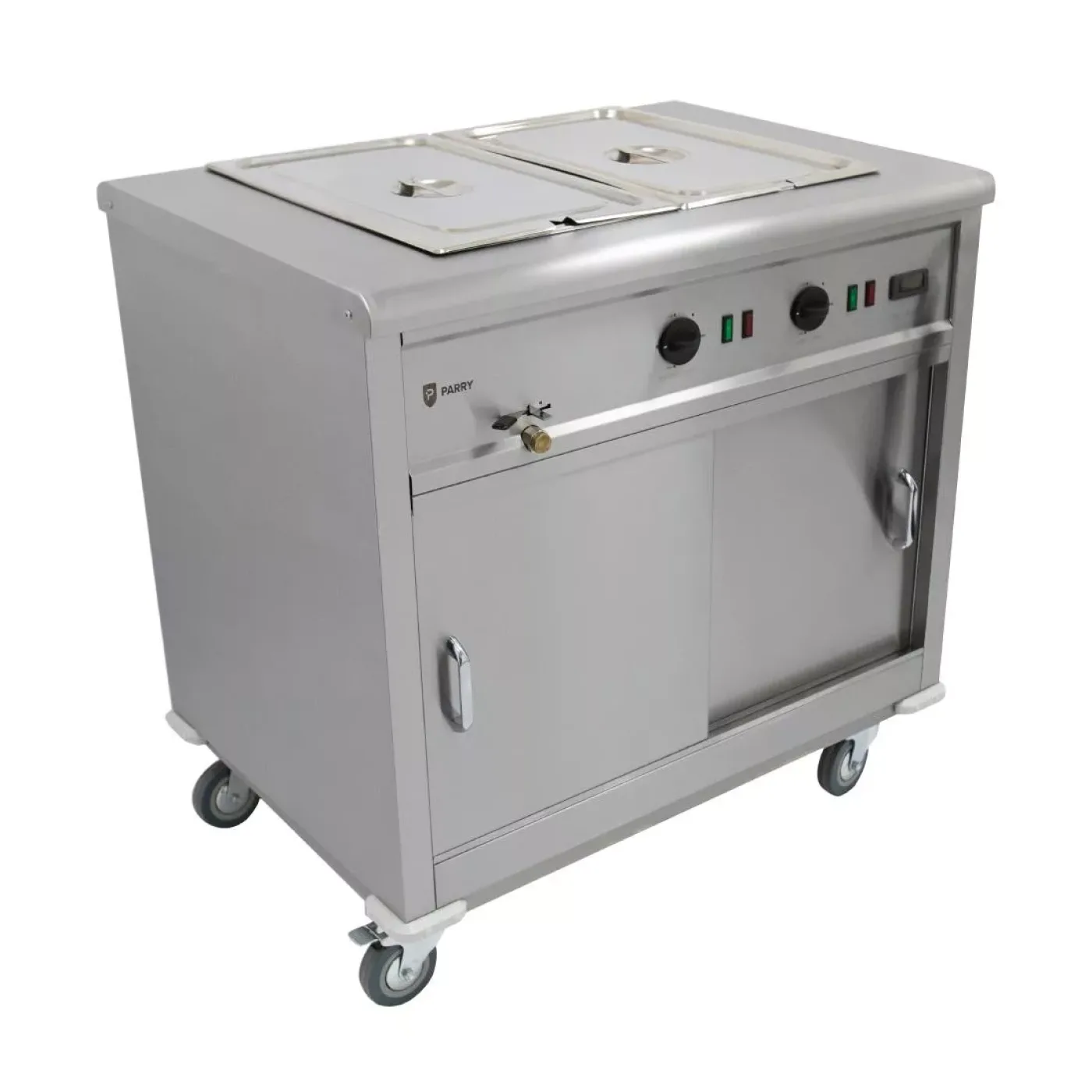 Parry Mobile Servery with Bain Marie Top MSB9 - islandcatering - 6