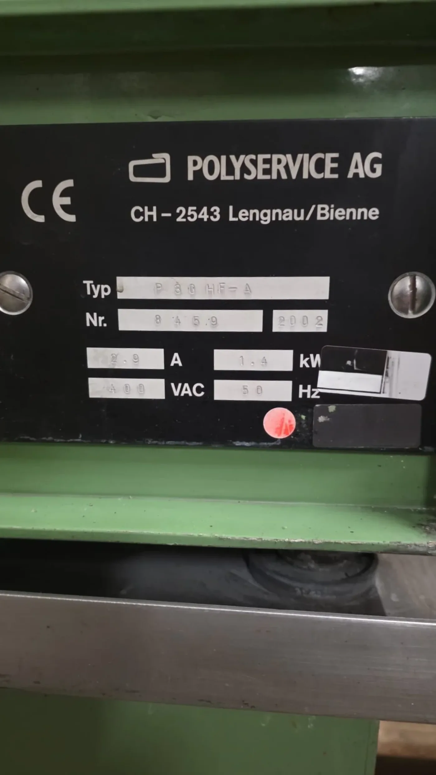023124 - POLYSERVICE P 30 HF-A - 6