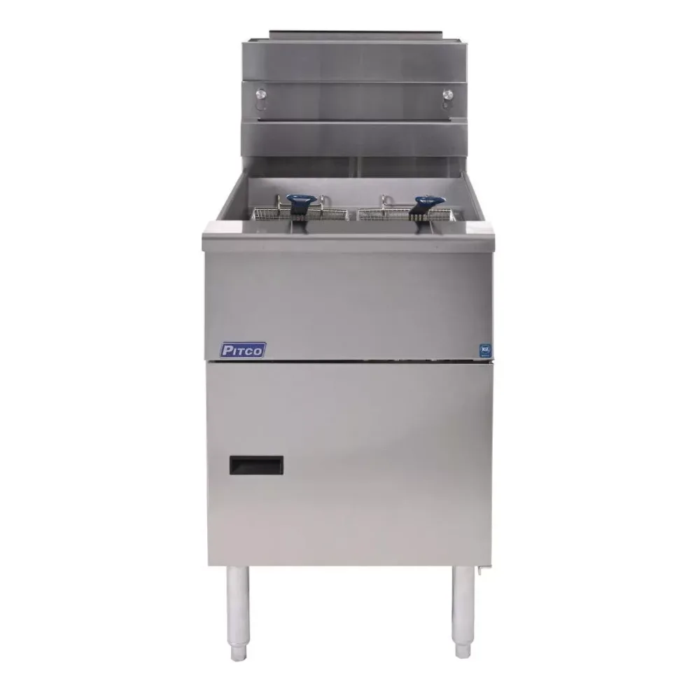 Pitco Twin Basket Single Tank Solstice LPG Fryer SG18S - islandcatering