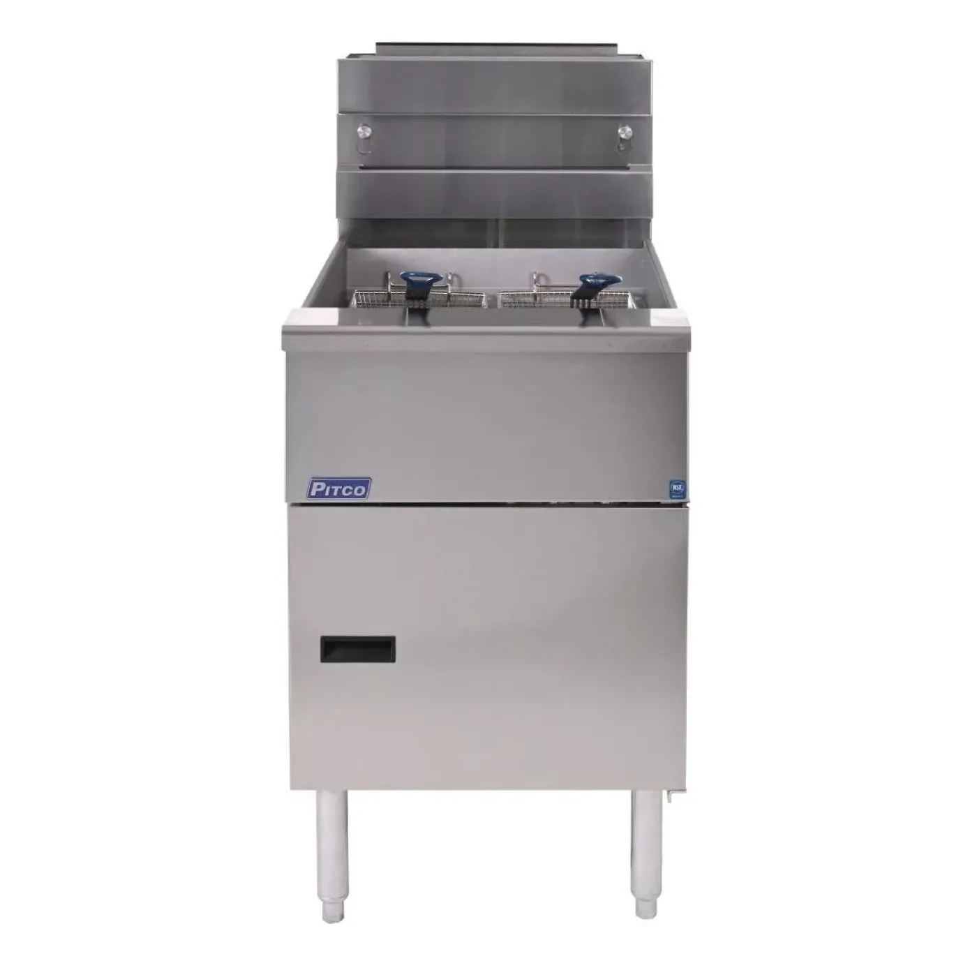 Pitco Twin Basket Single Tank Solstice LPG Fryer SG18S - islandcatering - 1