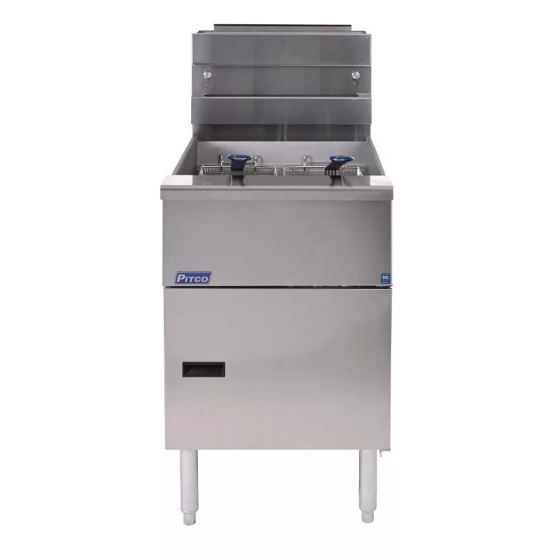 Pitco Twin Basket Single Tank Solstice LPG Fryer SG18S - islandcatering