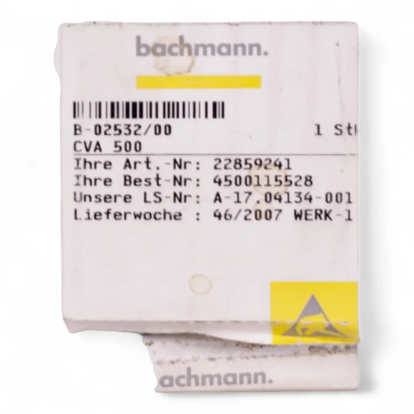 Bachmann CVA 500 B-02532/00 Prozessorkarte Battenfeld - 5