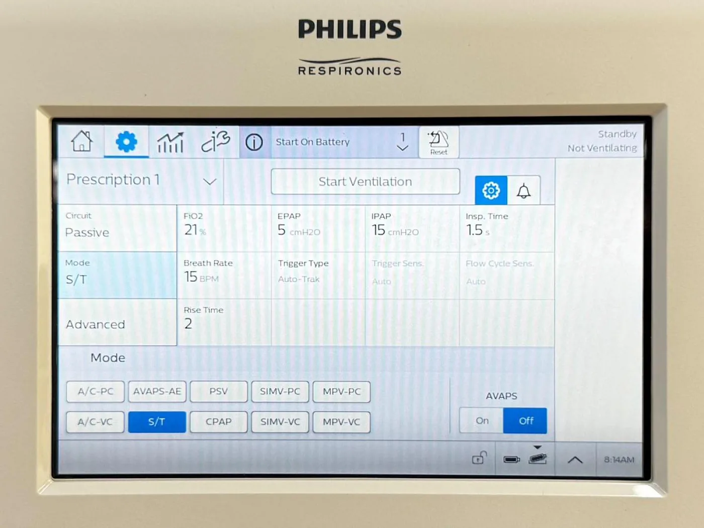 Philips Trilogy Evo Ventilator YOM: 2020 - 8