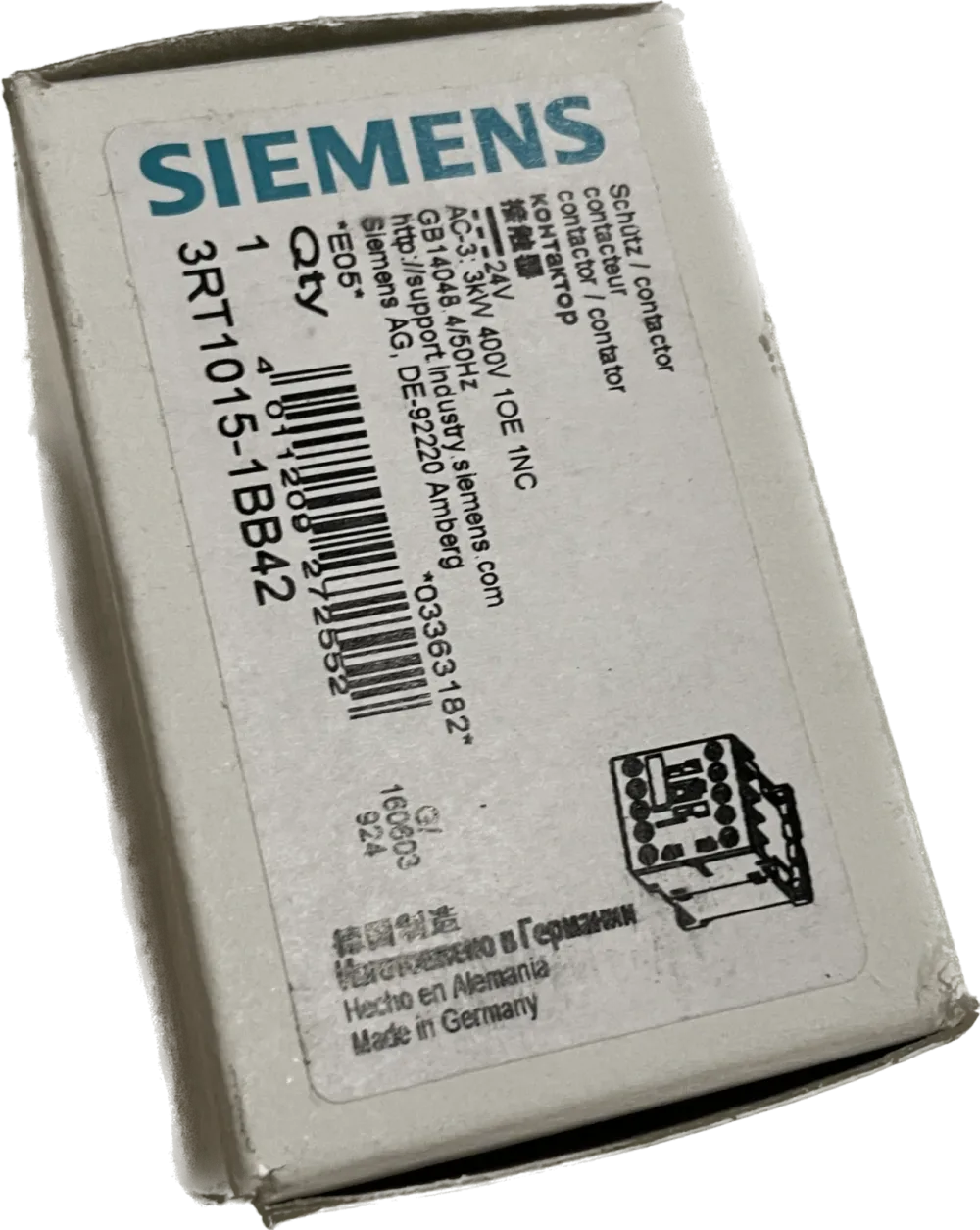 Siemens Leistungsschütz 3RT1015-1BB42