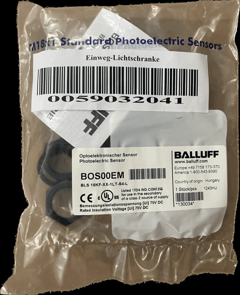 BALLUFF Einweglichtschranken BLS 18KF-XX-1LT-S4-L
