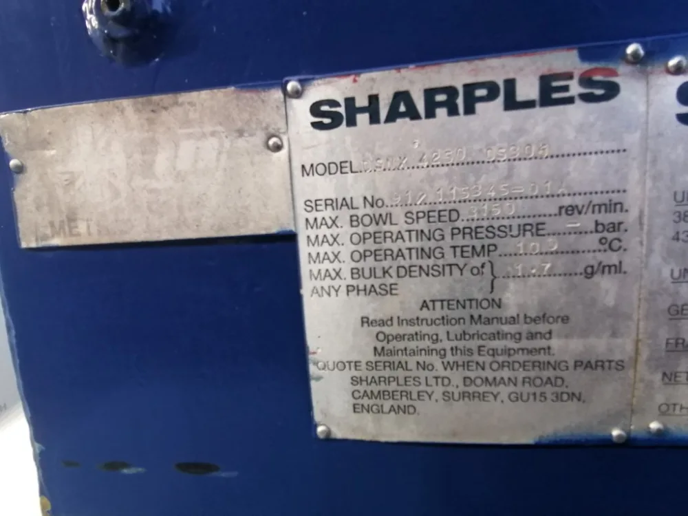 Sharples DSNX4250DS306 - Decanter