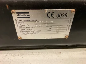 Atlas Copco ZR 315 VSD FF Air compressor - Blower