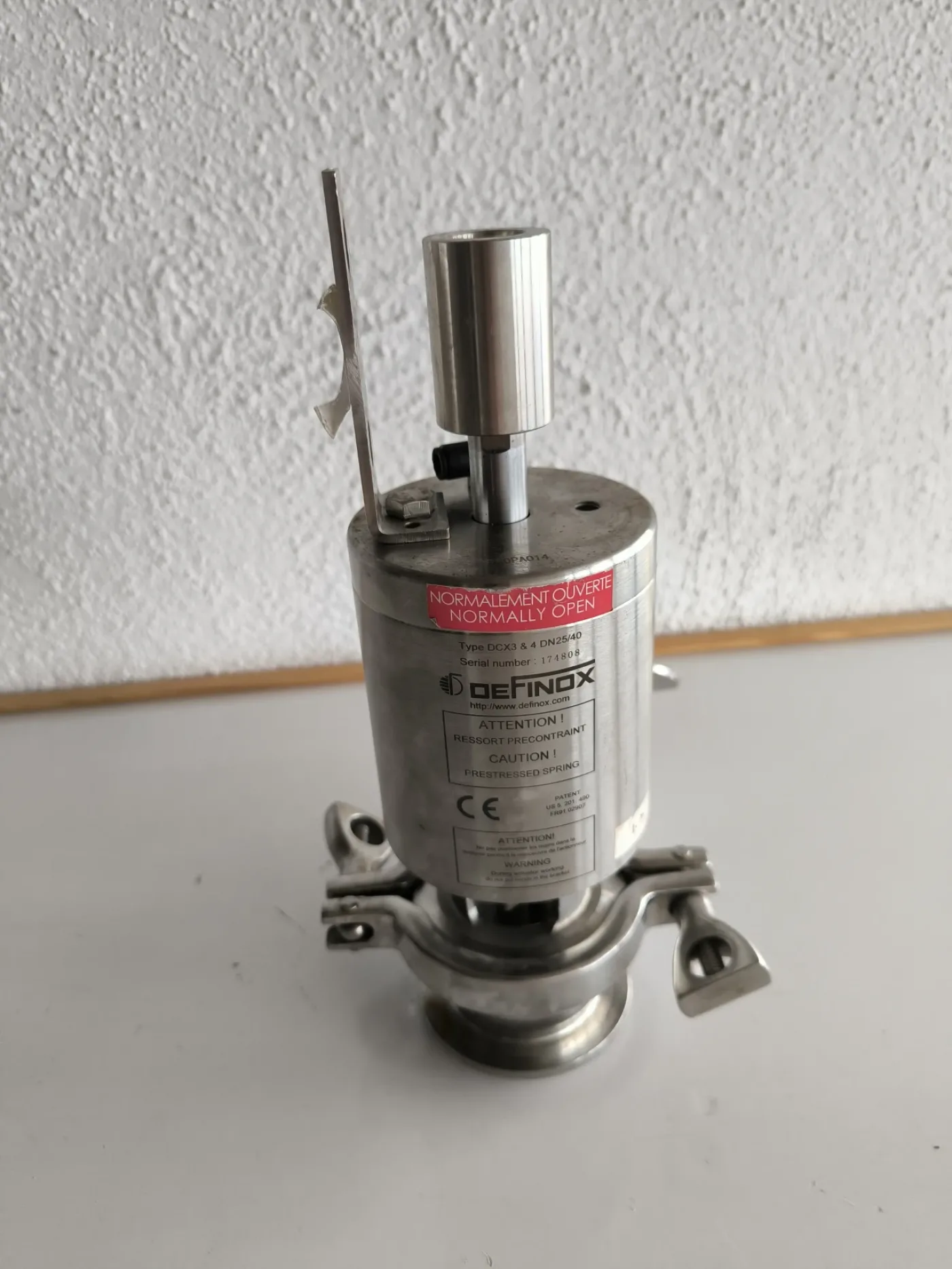 DEFINOX DCX3 ATEX SHUT-OFF VALVE - 1