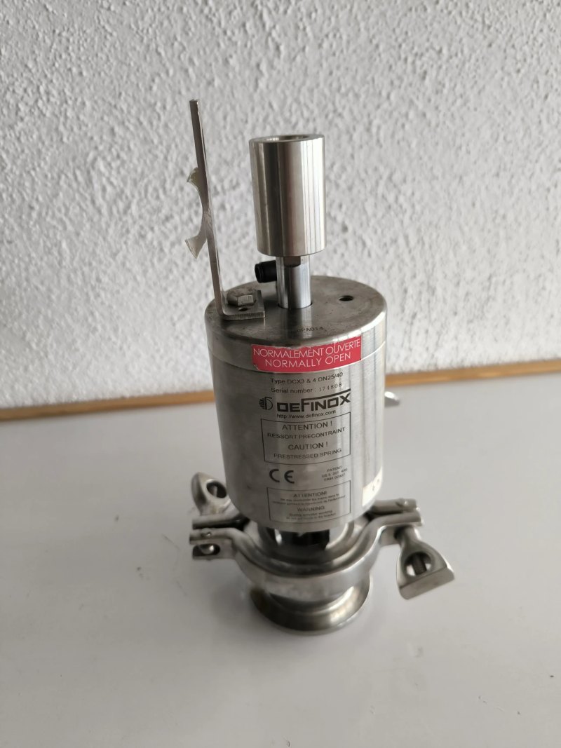 DEFINOX DCX3 ATEX SHUT-OFF VALVE