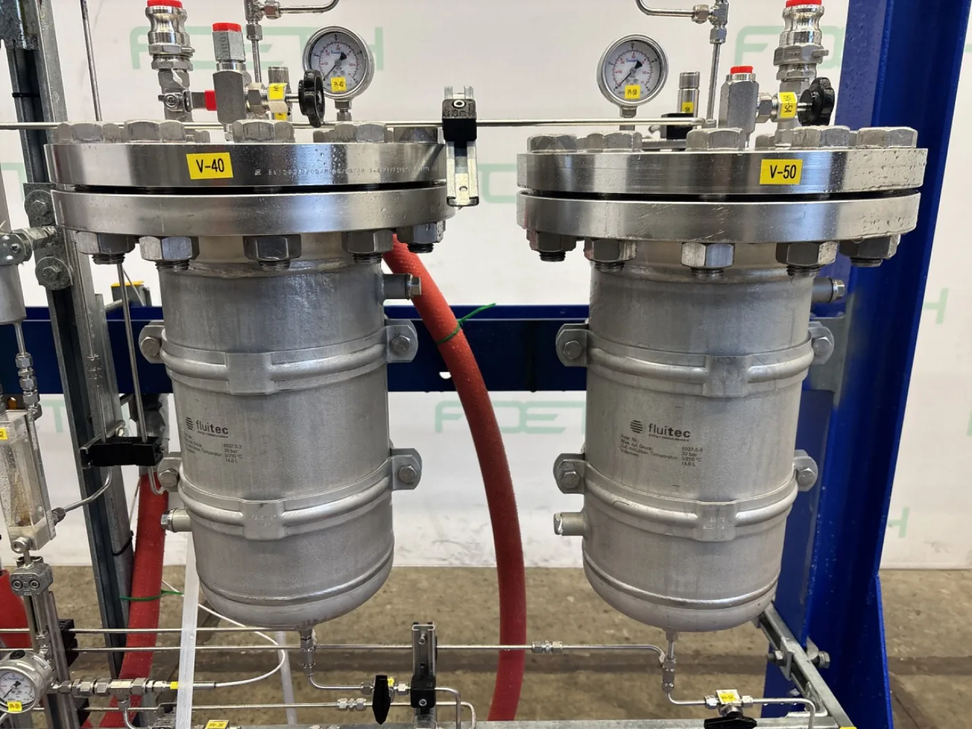 Fluitec Contiplant Pilot - Stainless Steel Reactor - 3