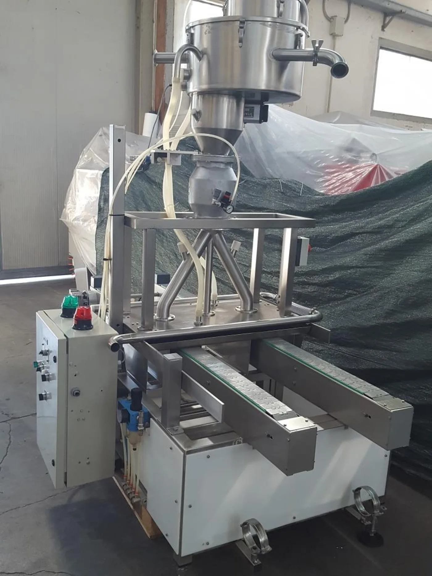 DOSATRICE SEMIAUTOMATICA DI POLVERI IN ARELLE – ICP - 1