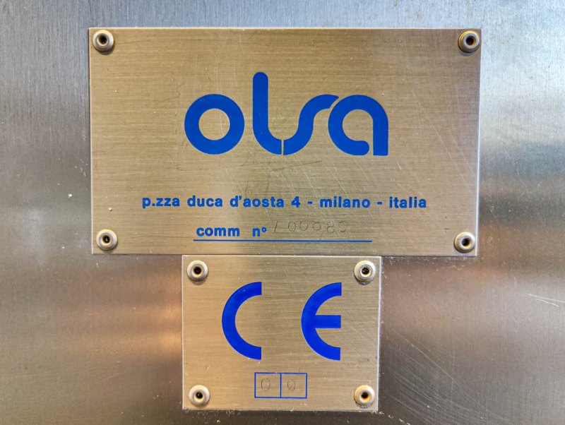 Olsa Spa Italy with Hastelloy trays - Drying oven