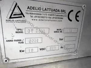 CANTEADORA RECTILINEA PARA VIDRIO A. LATTUADA
