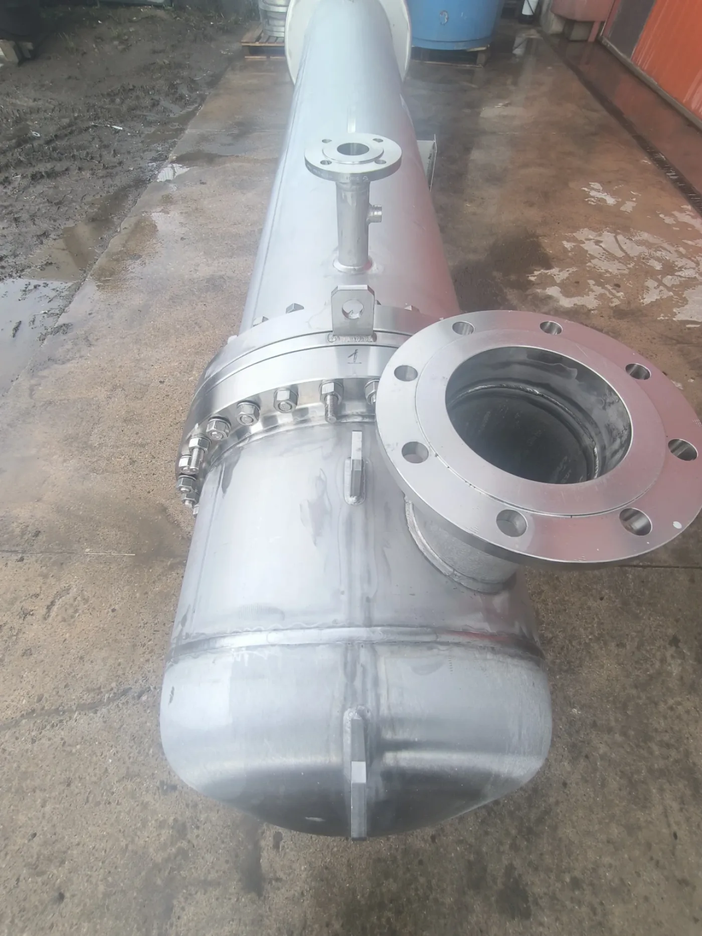 TUBULAR HEAT EXCHANGER MAFELCA STAINLESS STEEL 316L 43 m2 - 4
