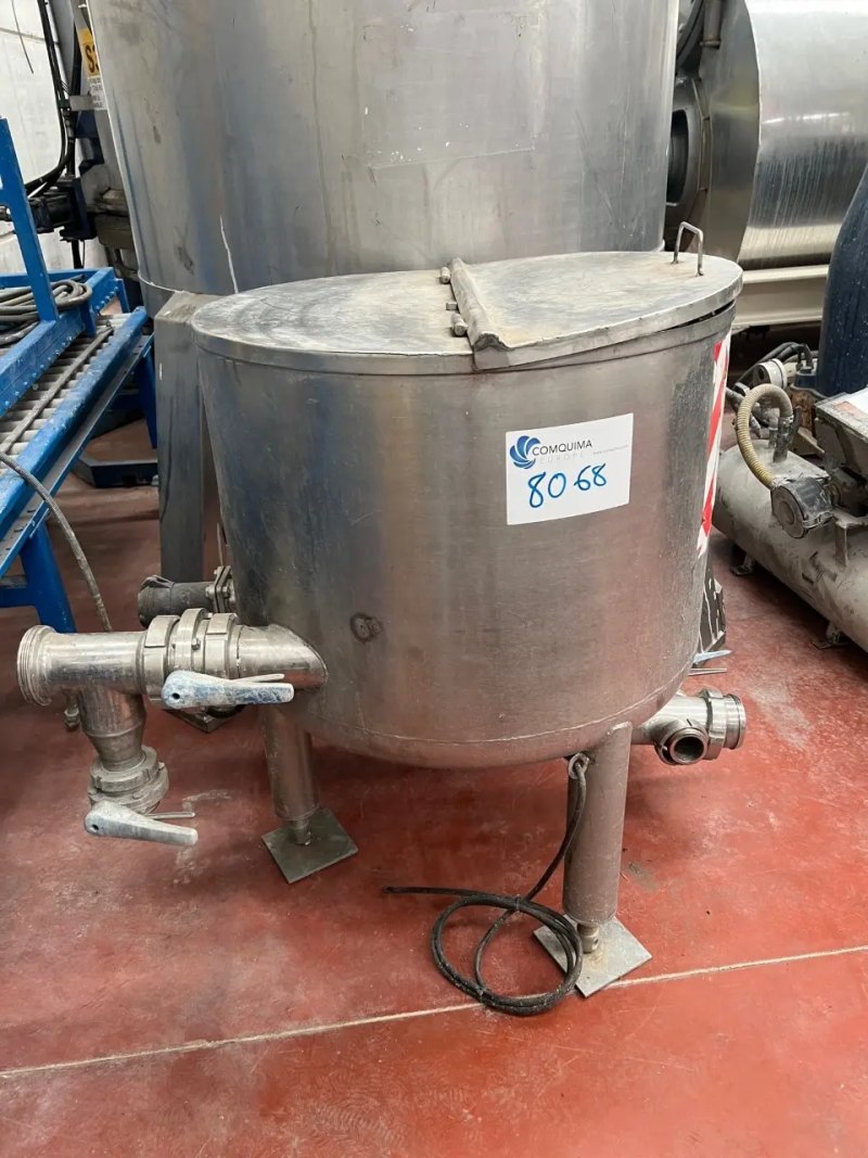 USED 175 LITER STAINLESS STEEL TANK