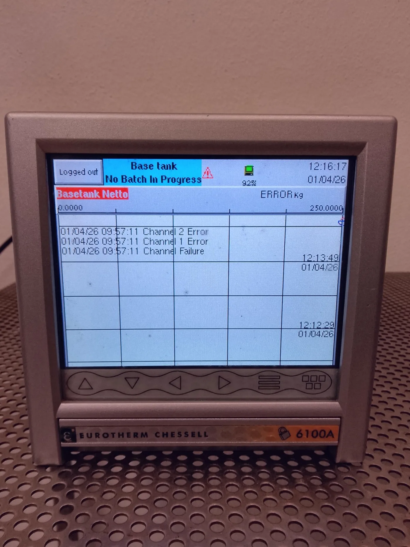 REGISTRATORE VIDEOGRAFICO – EUROTHERM – MOD.6100A - 7
