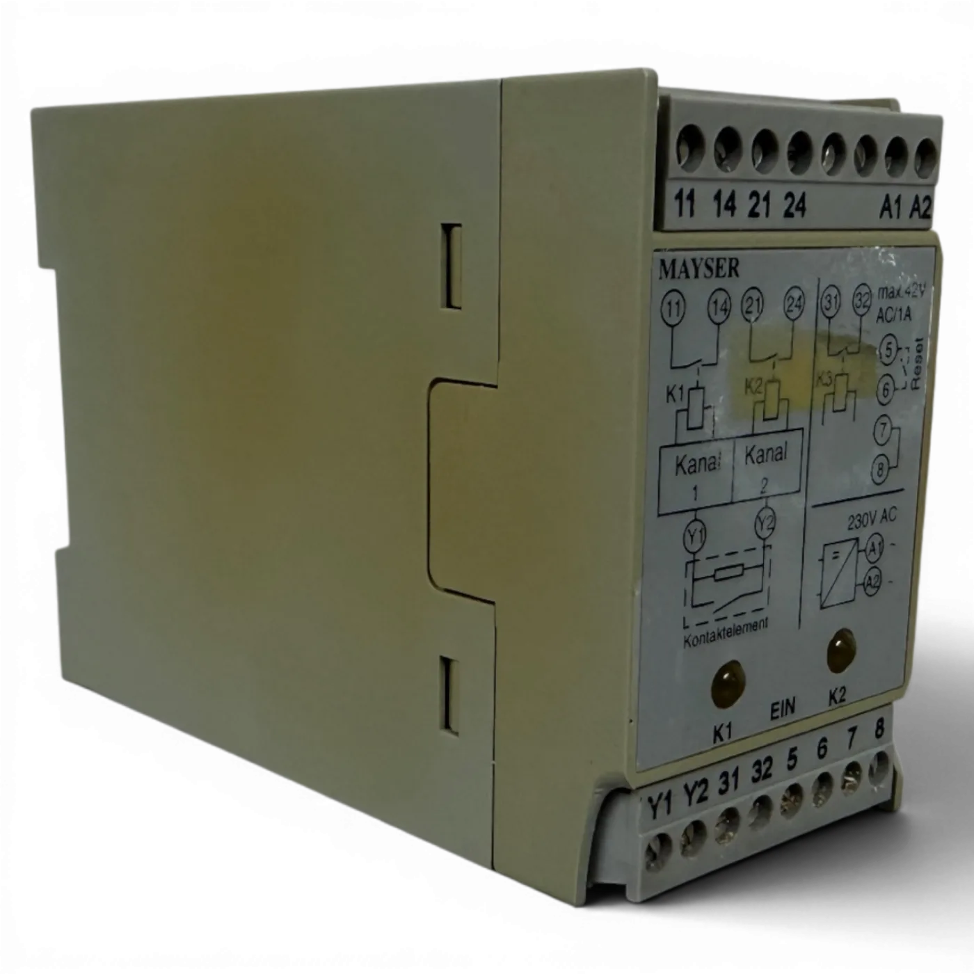 Mayser SG-EFS 134 ZK2/1 L20ms Sicherheitsschaltgerät Sicherheitsrelais - 2