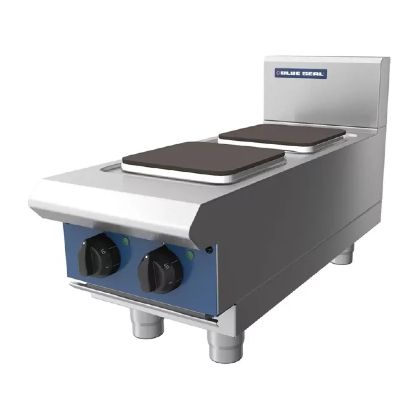 Blue Seal 2 Plate Countertop Hob 5.2kW E512S-B - islandcatering - 4